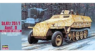 Hasegawa - Sd.Kfz 251/1 Ausf.D 1:72 - In box Review