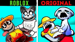 The Best Roblox TikTok of ZOONOMALY | ROBLOX vs ORIGINAL | Zookeeper ZOONOMALY Funny TikToks