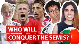England, Croatia, France or Belgium - Who will make it to the World Cup final 2018?