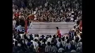 Jumbo Tsuruta vs Mil Máscaras UN heavyweight championship ★1977