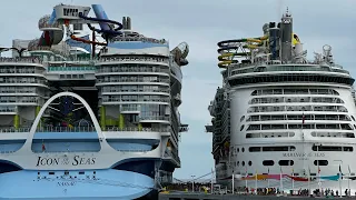 Icon of the seas horn battle