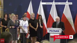 Kaczyński aż podziękował Jaśkowiakowi. Nieznany szerzej moment wizyty prezesa PiS [WIDEO]