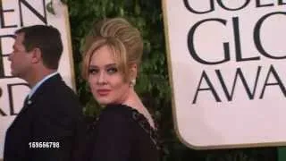 Adele at 70th Annual Golden Globe Awards - Arrivals 1/13/2013 - Red Carpet