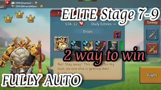 Lords Mobile Elite 7-9 # STAGE 7-9      2 Way To Win        Fully Auto     (4K 60fps)