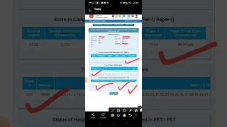 My ssc mts tier 2 scorecard 2022😱 mts score card out Havaldar/Mts scorecard