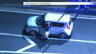 Police Chase: LAPD in pursuit of reportedly stolen vehicle