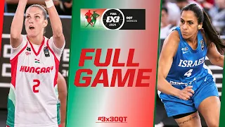 Hungary 🇭🇺 vs Israel 🇮🇱 | Women Full Game | FIBA #3x3OQT 2024