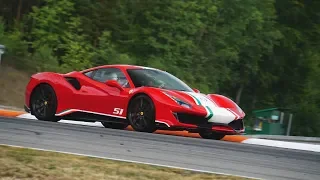 Ferrari 488 Pista Sound on Track!