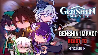 🖤✨ Fontaine React to 5 Archons || Gacha Club || Genshin Impact //completed