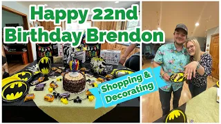 HAPPY 22ND BiRTHDAY TO BRENDON~ SHOPPiNG & DECORATING 🎉🥰