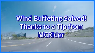 Wind Buffeting Gone Thanks To MCRider