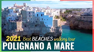 POLIGNANO A MARE (Puglia), Italy walking tour in 4k - Best BEACHES