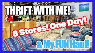 I FOUND SO MANY GOODIES! Thrift With Me & Haul! VINTAGE & HOME DECOR! Thrifting 2024 #5!