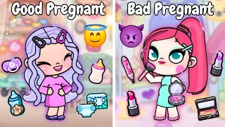 Good Pregnant Vs Bad Pregnant 😇😈🤰 | Toca Boca | Avatar Story