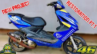 KUPIO SAM YAMAHA AEROX VR46 restoration part.1