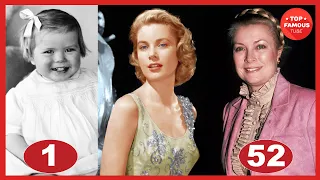 Grace Kelly ⭐ Princess Of Monaco ⭐ Transformation From 1 To 52 Years Old
