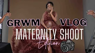 Come With Me To My Maternity Photoshoot🤩|GRWM ✨| VLOG📸