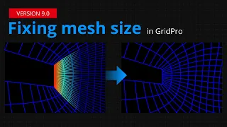 Fixing mesh size of small features while using the sizing function in GridPro