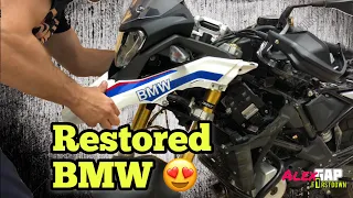 Restoration a CRASHED!!! Timelapse BMW G310GS | Part 4 | Восстановление разбитого