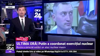 Rușii au simulat un război nuclear. Putin a urmărit „atacul masiv” din birou