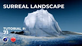 Surreal Landscape Artwork in Cinema 4D