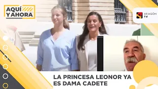La princesa Leonor ya es oficialmente Dama Cadete