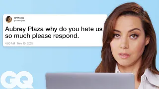 Aubrey Plaza Replies to Fans on the Internet | Actually Me | GQ