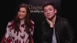 Taron Egerton and Sophie Cookson interview for "Kingsman: The Secret Service"