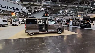 Clever Vans campers at Caravan Salon Düsseldorf.