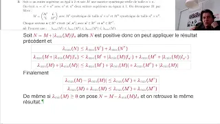 Agrégation interne mathématiques : Correction épreuve 1 2019 (partie 1, Q1,2,3)