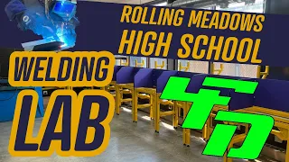 High School WELDING LAB INSTALL - Rolling Meadows High School