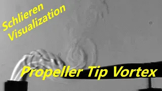 Schlieren Visualization of Propeller Tip Vortex