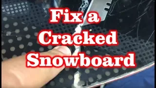 How to Fix a Snowboard Crack using Epoxy