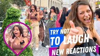 Not Bushman But Bushwoman Prank 😂💃😂 New Epic Reactions In Bucharest Romania