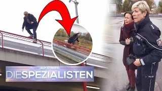 "Kommt nicht näher oder ich SPRINGE" 😳 LEBENSMÜDER Mann FÄLLT vom DACH 😫| Die Spezialisten | SAT.1