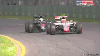 Fernando Alonso huge crash @ 2016 Australian F1 Formula One Grand Prix Melbourne