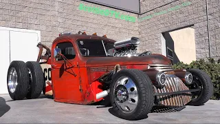 1946 Chevrolet Rat Rod Tow Truck Hot Rod Tow Truck "Hooker's and Blow" 2021 SEMA Show Las Vegas NV