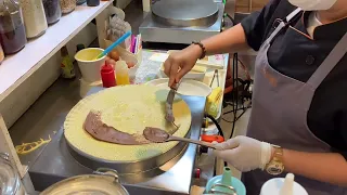 “Nutella and Banana Crepe” | เครปนูเทลล่า | Bangkok Thailand