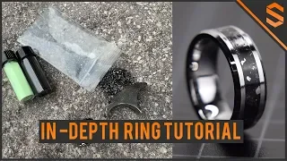 How to make a Meteorite Ring - Detailed Ring Making Tutorial