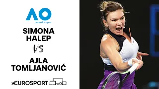 Simona Halep v Ajla Tomljanović | Australian Open 2021 - Highlights | Tennis | Eurosport