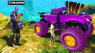 I Stole THANOS CARS In GTA 5..!!😮