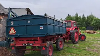 Robimy wjazd do warsztatu #tractor #belarus #ursus #warsztat #budownictwo #latolato