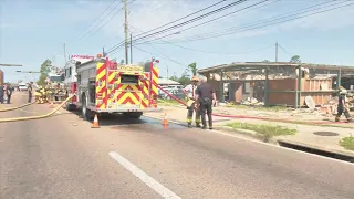 Fire breaks out at Panama City auto body shop