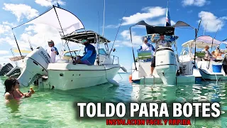 Espectaculares Toldos de botes Prácticos y Sencillos