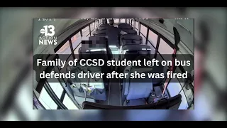 Family of CCSD student left on bus defends driver after she was fired