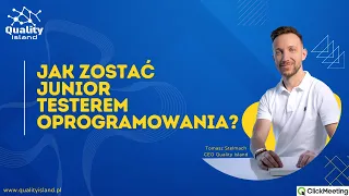 Webinar: Jak zostać Junior Testerem Oprogramowania?