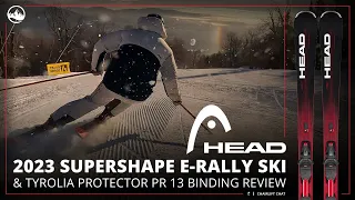 2023 Head Supershape e-Rally Ski and Tyrolia Protector 13 Binding Review with SkiEssentials.com