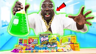 SOUR CHALLENGE! Warheads, Toxic Waste Smoothie (EXTREMELY DANGEROUS)