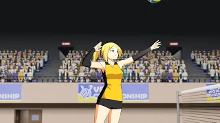 Volleyball Spike (Short Animation)