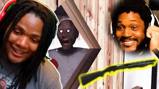 TRAPPED GRANNY IN THE SAUNA AND GOT A SHOTGUN | Granny ENDING #2 By CoryxKenshin | Reaction!!!!